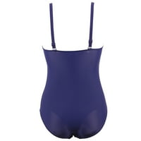 Ženski kupaći kostimi OnePiece monokini Push up podstavljeni grudnjaci bikini kupaći kostimi žute veličine
