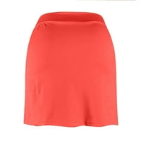 Lounge Hlače Žene Atletik rastezljivi suknje za tenisene teniserije pokreće joga unutrašnjih kratkih hlača elastični sportovi golf skort vruće ružičaste 3xl