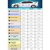 Za Porsche Light Sapphire Titanim WA osnovni kaput Automobilski Aerosol