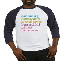 Cafepress - Amazing Ghost Hunter Baseball Jersey - pamučni bejzbol dres, majica za rukave Raglan