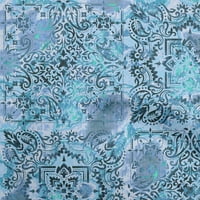 Onuone pamuk poplin svijetloplava tkanina azijska tkanina za šivanje tiskane plafne tkanine pored dvorišta