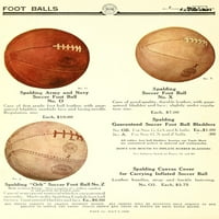 Spalding 1920, fudbalski fudbal Poster Print nepoznato