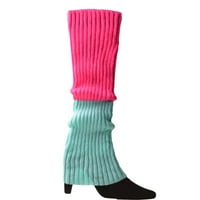 Park Par za odrasle Candy Color Jesen Zimske sportove Žene Djevojke rebraste noge za noge Pletene čarape