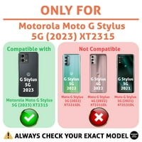 Talkli Slim Telefonska futrola Kompatibibilna za Motorola Moto G Stylus 5g Plaža Girl Pink Print, W