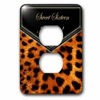 3Droza Leopard Sweet Šesnaest pozivnica - Priključak za utikač