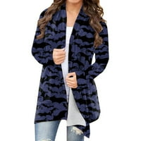 Jiyugala ženski kardigan džemperi topli soft otvoreni prednji kaput
