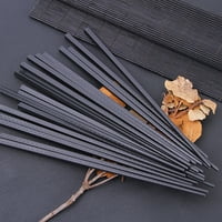 Magecrur 1Pair Black Bamboo štapići zdravi kineski štapići za višekratni suši poklon