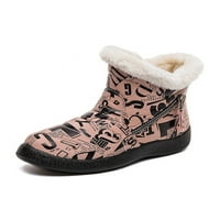 Kesitin Vodootporne zimske djevojke cipele za snijeg čizme klizaju na toplijoj veličini gležnja nas