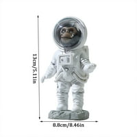 Astronaut figurica Dekor pollerin astronaut Statue Space Dog za ornament Space Temat