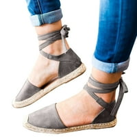 Ljetna moda ženske casual cipele ravne čipke za slobodno vrijeme rimske sandale