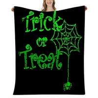 Halloween Dekorativni pokrivač-sablasna pokrivač za spavanje za spavaću sobu dnevni boravak Dorm Party,
