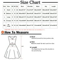 Hueook haljine za žene plus veličine okrugli vrat Print šarene čipke majice kratkih rukava haljina modna