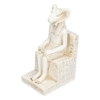 Egipatska statua ovaca, izvrsna izrada egipatskog Božja statue za dom za ured Gold SCS-V077-A1, bež