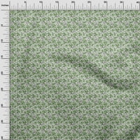 Onuone pamučne fleke zelene tkanine Cvjetni obrtni projekti Dekor tkanina tiskano od dvorišta široko