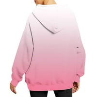 AirPow na duksevima za čišćenje Grafičke žene Žene Ležerne prilike za pulover s dugim rukavima s kapuljačom