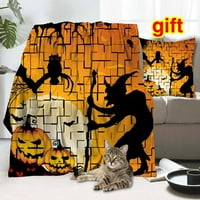 Halloween Dekorativni pokrivač sa jastukom ,, Halloween pokrivač za ukletsku kuću, vanjski vrt, vrt,