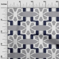 Onuoone poliester Lycra tkanina Geometrijska kasuri dekor tkanina otiskala je BTY Wide