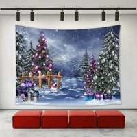Cadecor božićno dekor tapiserija, pokloni za božićne stablo predstavljaju Xmas Ball Ornament uzorak