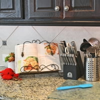 WESTCHARM antique Metal Kuhinjski štand za kuhanje, knjiga recepta i držač za iPad, knjiga za kuhanje