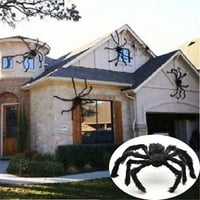 Halloween Spider ukrasi, divovski paukovni ukrasi, zastrašujući dlakavi realni jezivi veliki paukovi