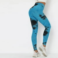 Flash Pick Ženske hlače Ženske tinte Yoga Tie-boja hlače Slim i dizanje kuka za dizanje donje hlače