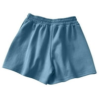 Jyeity kratka za žene ispod 5 dolara, džep solid boja labavi kratke hlače nebeske kratke hlače za plavu