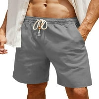 Voguele muns ljetne kratke hlače High struk kratke hlače od pune boje dno vježba mini pantalone prozračna