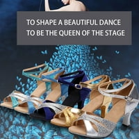 Sandale s kaiševima Ženska boja modni Rhinestone mat saplinom Latino plesne cipele Sandale Ženske sandale