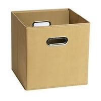Kocke za odlaganje, kocke tkanine Organizator kockice sa ručkom, sklopivim kantima za kocke za krpu ili dodatnu memoriju, 11x11x11in