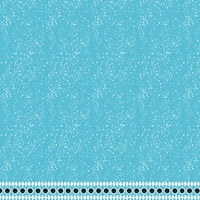 Soimoi Japan Crepe Satin Tkanina Dot & Penguin Panel Print Šivenje tkanine dvorište široko