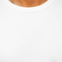 Popust Muška modna jesenska košulja za zimsku dno dugih rukava, pulover povremene sportske vrhove bijele