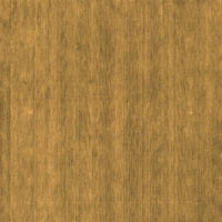 Ahgly Company u zatvorenom pravokutniku Sažetak narančasti suvremeni prostirke, 5 '7'