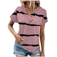 Giligiliso Bluze za žene Dressy Ležerne prilike seksi trendy Western V izrez T-majice Proljeće Modna