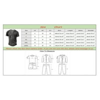 Outfmvch T majice za muškarce Štampanje T kratki modni rukav digitalni 3D pričvršćeni ležerna košulja