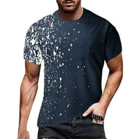 Polo majice za muške ljetne casual labave 3D digitalne tiskane majice kratkih rukava vrhunska bluza
