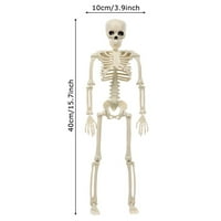 Dekoracija plastične zabave Vanjski ljudski kostur zastrašujuće rekvizite za Noć vještica