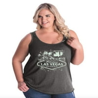 Normalno je dosadno - Ženski Plus Veličina tenka, do veličine - Dobrodošli u Las Vegas Nevada