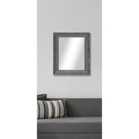 Moderna rustikalna siva drvena zidna zrcala 35.5x64.5