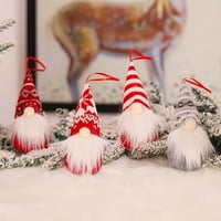 Farfi Božić santa santa bez lica gnome Xmas Tree viseći ukrasi Kućni partijski ukras