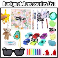 Floral Bunny Putničke ruksake, s torbom za ručak, olovkom, pilić medvjeda Privjesak, gumica, naočale,