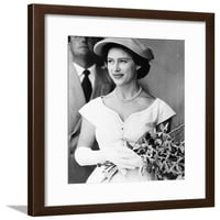 Princess Margaret Proslava njen rođendan Datum nepoznato, figurativna uramljena umjetnost Print Wall