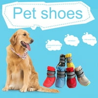 Cipele za kućne ljubimce Čvrsta boja protiv klizanja prozračne čizme za pse za ljeto, zeleno