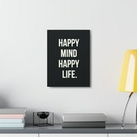 Inspirativna zidna umjetnost Sretan um Sretan život motivacijskih zidnih dekora za kućnu kancelariju