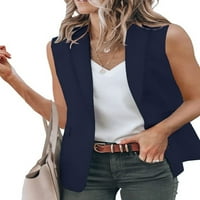 Avamo ženska odjeća Cardigan prsluk Blazer kaput dame gumb spušta jakna prsluk jakne mornarice plave