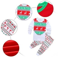 Dječaci pidžama za dječje dječake Božić Božić Santa Claus Xmas pidžamat set pamuk PJS Toddler Sleep