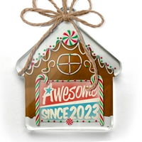 Ornament je tiskao jedan obostrani sjajan od, rođendanska godina Božić Neonblond