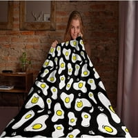 Nosbei pokrivač, mekana lagana flanela bacaju pokrivač za Wen Women Fuzzy udoban prekrivač za kućni krevet