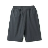 Teretne kratke hlače za muškarce Ljetni džepovi čvrstog u boji Izvlačenje labavim sportovima vezeno
