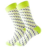 Čarape za odrasle Unise rešetke Geometrija Printisak šarene ulice lično srednje čarape