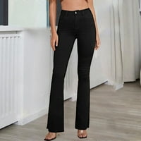 Žene Micro elastični visoki struk mini otapalice Jeans Leisure Moderan pantalone